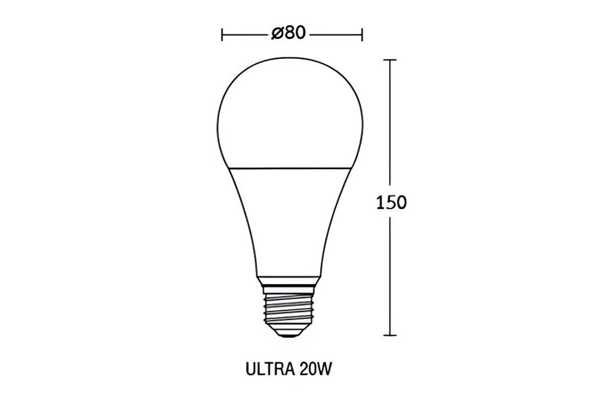 DI BEC หลอด LED BULB 20W ULTRA