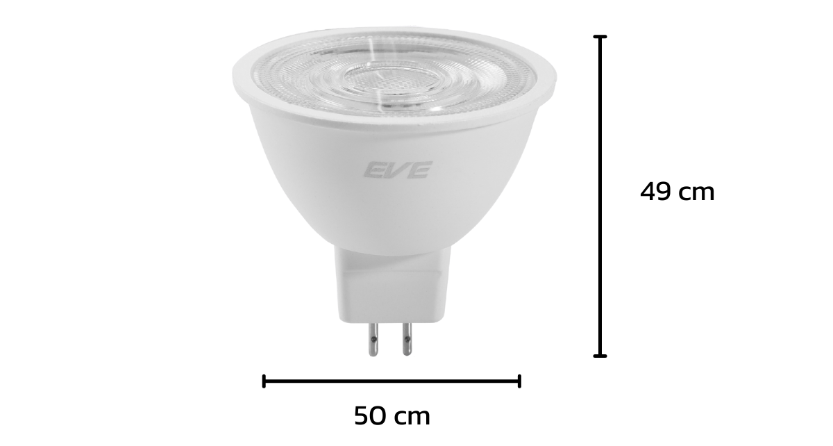 DI EVE หลอดไฟ LED MR16 6W Master