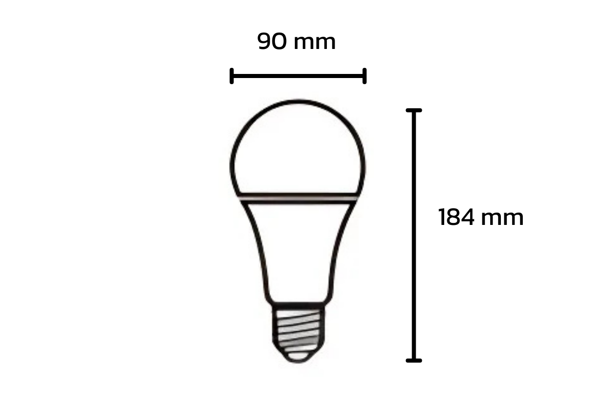 DI GATA หลอด Bulb LED E27 25w VIATA