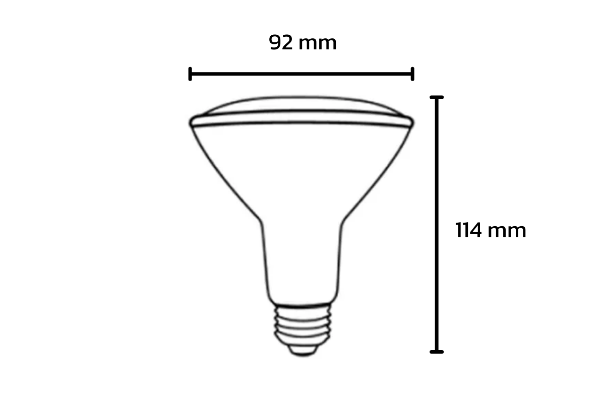 DI GATA หลอดไฟ LED PAR30 E27 13W