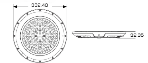 DI-NEOX โคมไฮเบย์ UFO แซทเทิร์น 200W