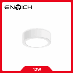 ENRICH ดาวน์ไลท์LED 12W สีขาวหน้ากลม Easy-O