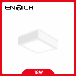 ENRICH ดาวน์ไลท์LED 18W สีขาว หน้าเหลี่ยม Easy-O