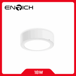 ENRICH ดาวน์ไลท์LED 18W สีขาวหน้ากลม Easy-O