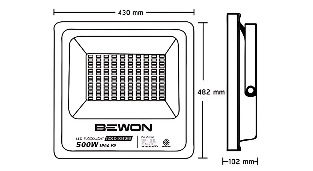ID BEWON 500W Gold Series