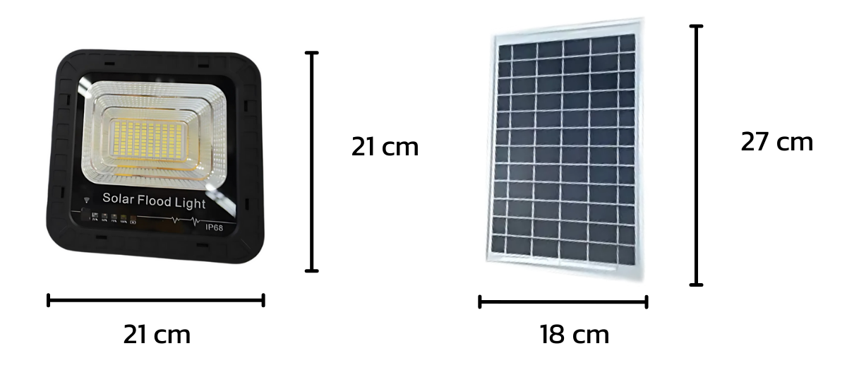 ID FSL สปอร์ตไลท์โซล่าเซลล์ 200W FSS822