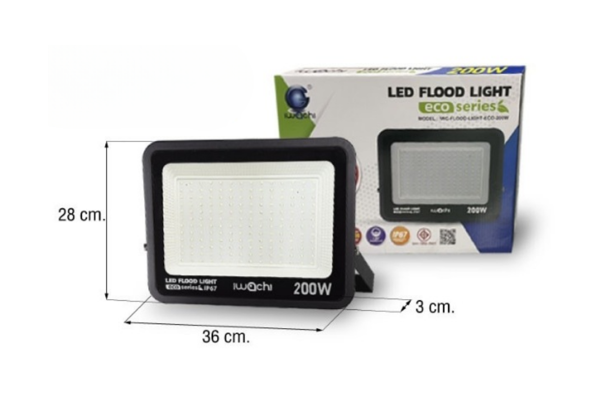 ID IWACHI สปอร์ตไลท์ LED 200W รุ่น ECO