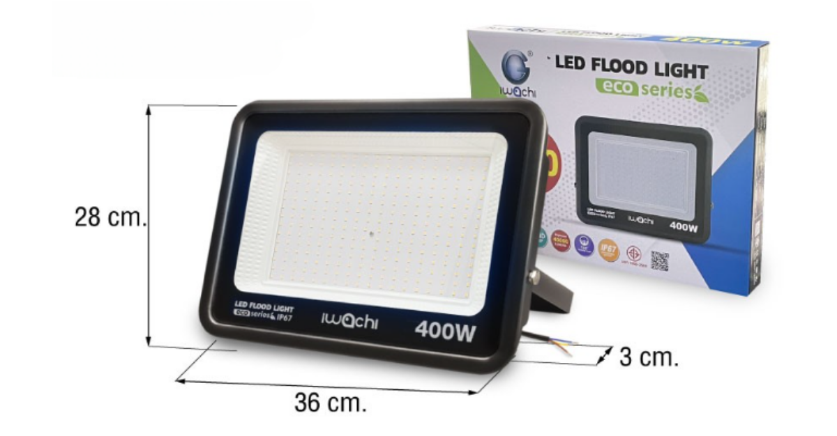 ID IWACHI สปอร์ตไลท์ LED 400W รุ่น ECO