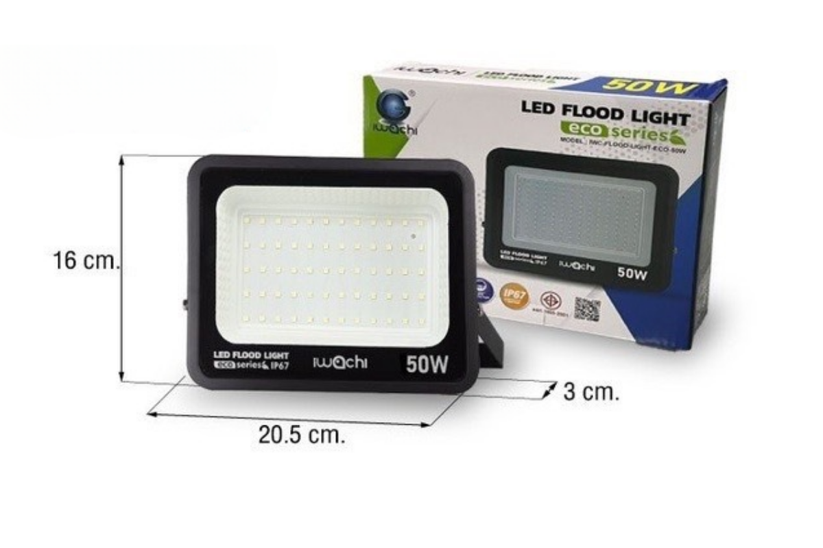 ID IWACHI สปอร์ตไลท์ LED 50W รุ่น ECO