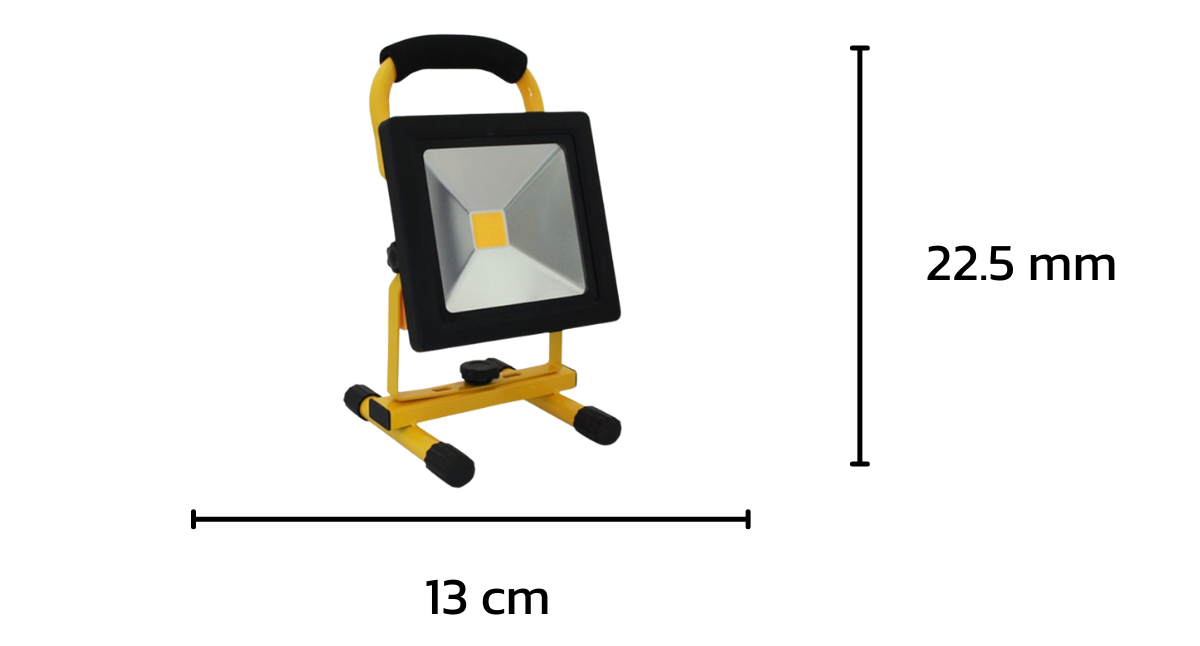 ID IWACHI สปอร์ตไลท์พกพา LED 10W