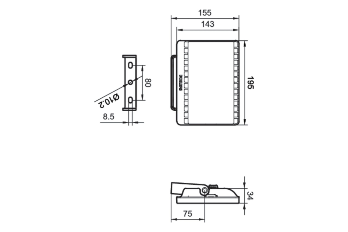 ID PHILIPS Floodlight 30W BVP171