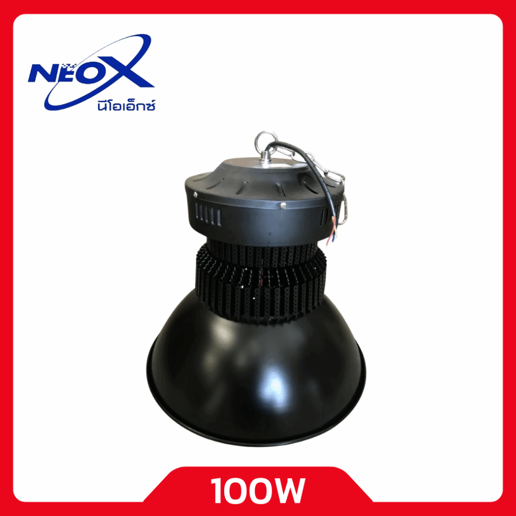 NEOX โคมไฮเบย์ LED 100W รุ่น Premium Black | Nine Lighting