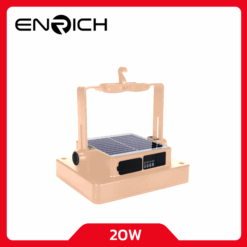Alternative view of สปอร์ตไลท์โซล่าเซลล์ LED 20W ENRICH SPONGE สีชมพูพาสเทล(สำหรับพกพา)