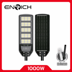 ENRICH โคมไฟถนนโซล่าเซลล์ LED 1000W รุ่น NOVA