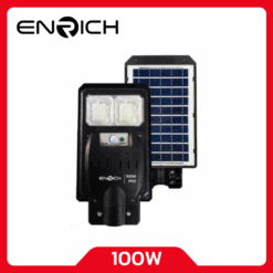ไฟถนนโซล่าเซลล์ LED 100W ENRICH Sunlight All in one