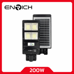 ENRICH โคมไฟถนนโซล่าเซลล์ LED 200W Sunlight All in one