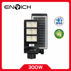 ENRICH โคมไฟถนนโซล่าเซลล์ LED 300W Sunlight All in one