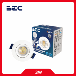 BEC ดาวน์ไลท์ LED Angle-O-WH 3W CCT