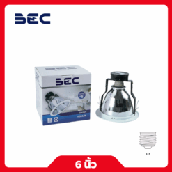 BEC โคมดาวน์ไลท์ชนิดฝังฝ้าหน้ากลม 6 นิ้ว HDL6 สีขาว