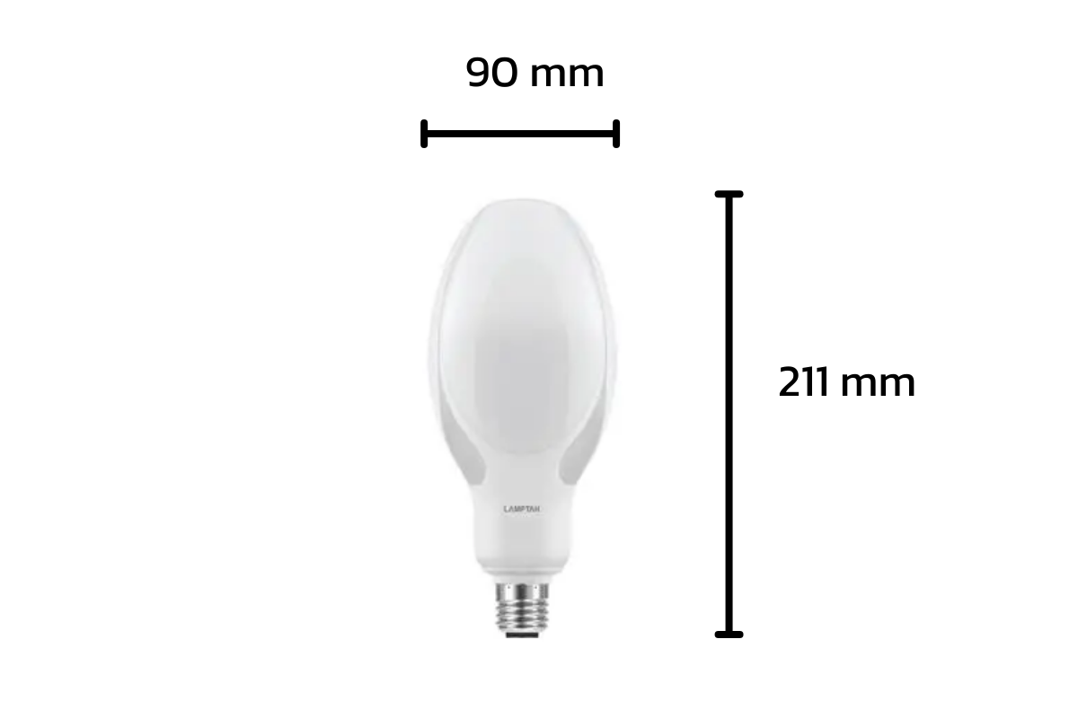 DI LAMPTAN หลอดไฟ LED 45W Mercury