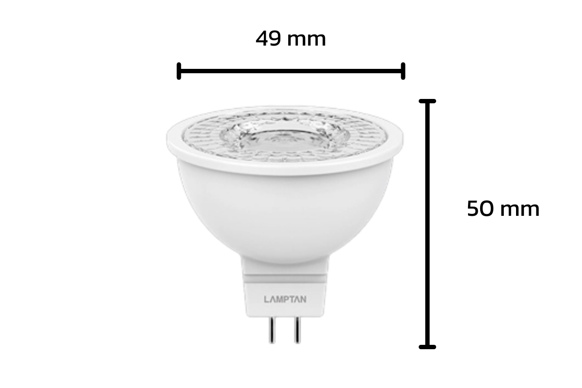 DI LAMPTAN หลอดไฟ LED MR16 5W 220V BEAM