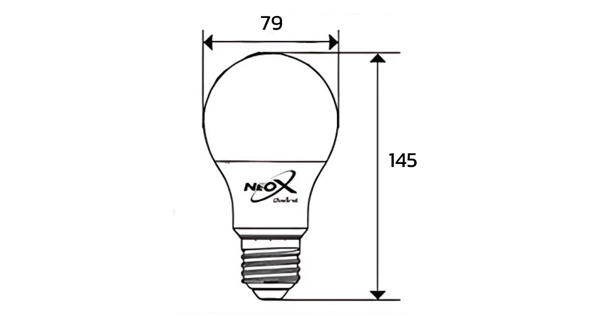 DI NEOX หลอดไฟ LED 18W