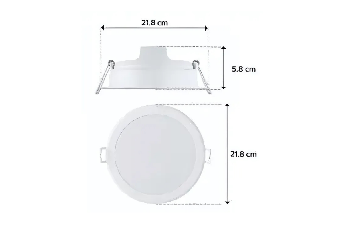 DI PHILIPS โคมดาวน์ไลท์ LED 24W Meson ฝังฝ้าหน้ากลม