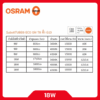 หลอดไฟ LED 9,18W T8 OSRAM รุ่น ECO HO 1