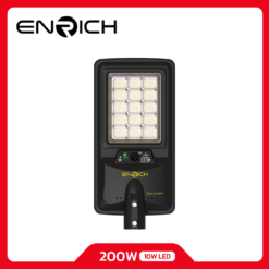 หน้าโคมENRICH โคมไฟถนนโซล่าเซลล์ LED STELLAR 200WLED 10W
